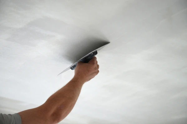 Plastering ceiling repair